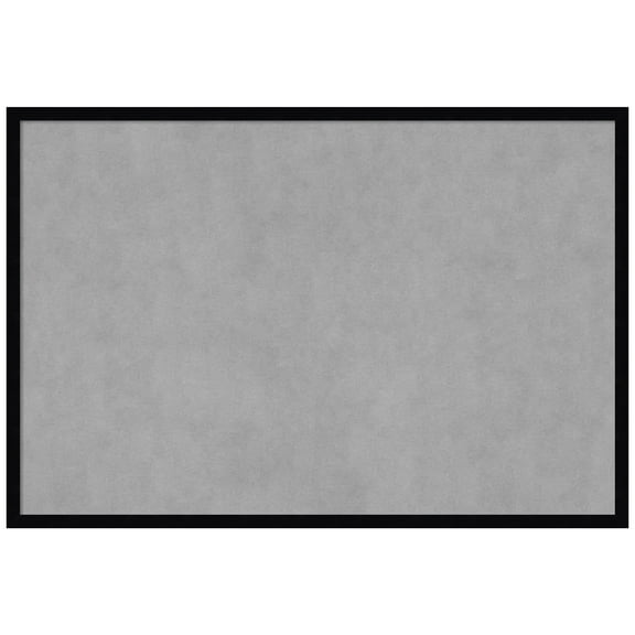 Amanti Art Svelte Noir Black Framed Magnetic Board 37 x 25 in.