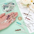 thumbnail image 3 of 1set 16pcs 8 styles Alloy Hook Bookmark & Chips Beads Bookmark 83.5~84mm 2pcs/style, 3 of 6