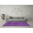 thumbnail image 3 of Ahgly Company Indoor Rectangle Abstract Purple Modern Area Rugs, 8' x 10', 3 of 4