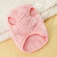 thumbnail image 7 of NovaStitch Pineapple Textured Plush Pet Vest with 3D Honeybee Decor Dog Cozy Outfit Dog Kitten Puppy Pet Apparel Pink M, 7 of 7