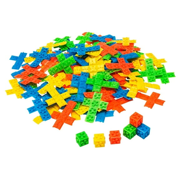 Didax Omnifix Snap Cubes Interlocking Building Set, 100 Pieces