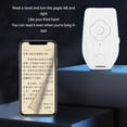 thumbnail image 2 of Yazoeia Bluetooth Remote Page Turner, USB Rechargeable Wireless Camera Shutter Remote Photo Video Clicker for Phone Camera or Video Recording (White) CJC912-111797, 2 of 9