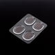 thumbnail image 5 of Wosthever 4 piezas Snare Drum Mute Pads Set Anti-desgaste Sticky Damper Kit Absorbente de golpes Control de tono Suministro de instrumentos Accesorios para instrumentos musicales, 5 of 6
