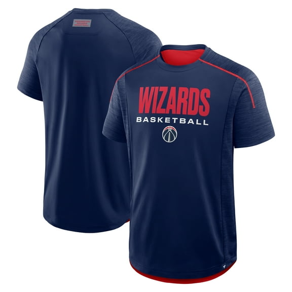 Men's Fanatics Navy Washington Wizards Inbound Pass Play Practice T-Shirt