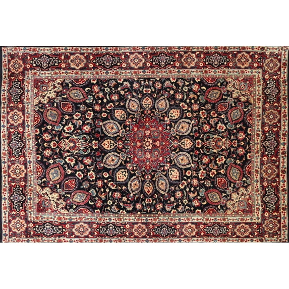 Ahgly Company Indoor Rectangle Traditional Camel Brown Persian Area Rugs, 5' x 7'