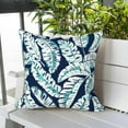 thumbnail image 5 of Throw Pillow Covers , Covers ONLY Modern Cute Pattern Decorative Square Toss Pillow Case Pack of 2 for Home Patio Garden Sofa Bed Furniture, Baltic Palms White, 5 of 6