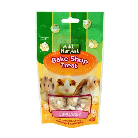 Nut Small Animal Treat - (2 Pack) Wild Harvest Bake Shop Cupcake Treats for Small Animals