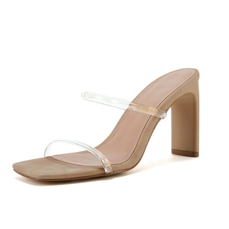 

SySea Summer Double Straps High Heels Women Sexy Shoes Sandals