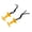 Yellow, variant on KCAHPAN Surfboard Leash Rope Plug with Detachable Slots for Surfboard, Stand Up Paddles