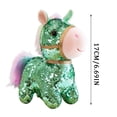 thumbnail image 2 of YATAV Horse Stuffed Animal Plush Toys with Sequins,Kawaii Plushies,Soft Mini Horse Plush Toy Doll for Birthday Party Decoration Cute Holiday Gifts-Gold-6.7", 2 of 8