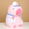 thumbnail image 1 of Poupée Capybara Véritable Poupée Jouet en Peluche Oreiller Cadeau d'Anniversaire Célébrité Internet Ragdoll DMH, 1 of 7