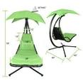 thumbnail image 3 of Geniqua Corp Adult Steel Rust Resistant Patio Porch Canopy Chair Green, 3 of 8