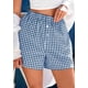 thumbnail image 5 of Shorts PRETTYGARDEN 2025 Verano Pijama Vichy XL Azul Marino, 5 of 9