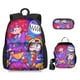 thumbnail image 1 of 3pcs The Amazing Digital Circus Backpack Cute Cartoon School Bag Mochila Anime Pencilbag Set For Kids Birthday Christmas Gift, 1 of 4