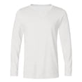 thumbnail image 5 of HOMADLES Men's Solid Long Sleeve Shirt V Neck Lightweight Athletic Tops Stretch Soft Gym Running Shirts White Size 4XL, 5 of 6