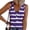 Purple tank tops, variant on Wycnly Summer Saving Tank Top for Women Summer Tops for Women 2024 Plus Size Button up Slim Knitted Ribbed Tank Tops 2024 Casual Striped Print Sleeveless T Shirt Ladies Sleeveless Shirt