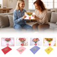 thumbnail image 4 of Lonto Jour-Ney Mothering Sunday Card, Card Up Mothering Sunday Cards for Mum, 3D Paper Bouquet Greeting Card with Envelope Mothers Day Anniversary Graduation Card for Women Friend Wife, Red, 4 of 4