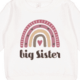 thumbnail image 3 of Inktastic Big Sister Announcement Rainbow Toddler Sweatshirt, 3 of 4