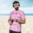 thumbnail image 4 of Wukai Best Mom ever Print Men's Short-Sleeved Mesh T-Shirt,Quick-Dry Short Sleeve Workout T-Shirt-X-Large, 4 of 8