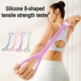 thumbnail image 4 of C Yoga Stretching Belt Elastic Exercise Resistance Band For Home Fitness Workout Muscle Training Strength And Flexibility, 4 of 6