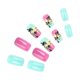 thumbnail image 4 of 24 Pcs Coconut Tree Stick on Nail Gradient Artificial Nail Short Square False Nail Glossy Press On Nail for Woman Girls, 4 of 4