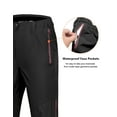 thumbnail image 5 of Little Donkey Andy Womens Waterproof Lightweight Rain Pants Windproof Overpants Hiking Fishing Outdoor Black XS, 5 of 8