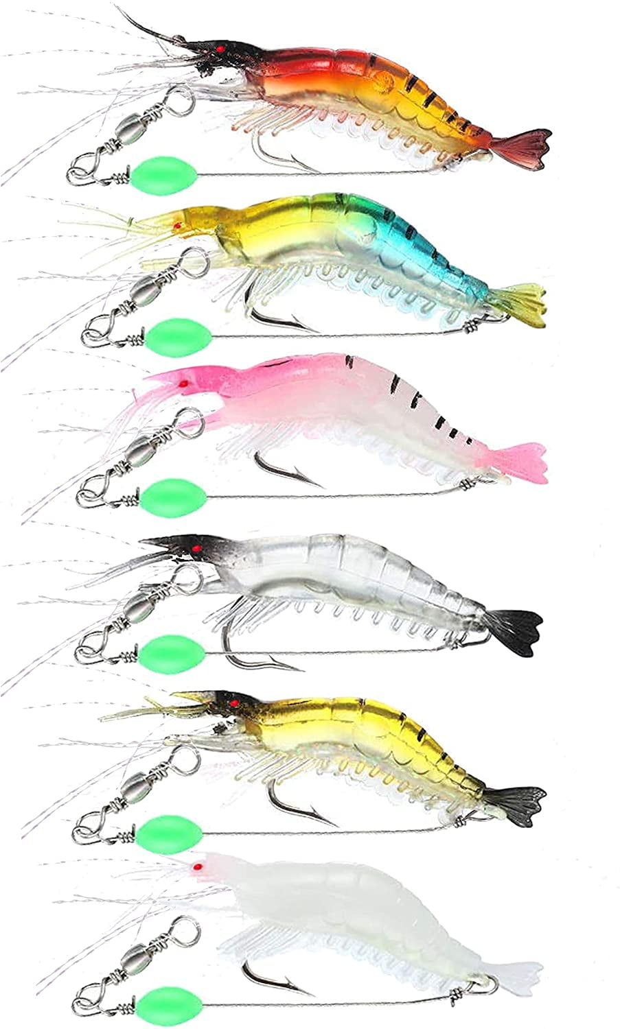 Tackle Trout Silicone Bass Fishing Lures Shrimp Bait Bait Hook Simulation Prawn 
