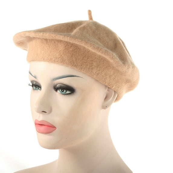 AYYUFE's Women Girl Warm Winter Beret French Artist Beanie Hat Ski Cap