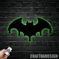 thumbnail image 4 of Craftnamesign Bat Metal Key Holder, Bat Metal Coat Rack, Entryway Coat Hooks, Metal Key Hanger, 4 of 5