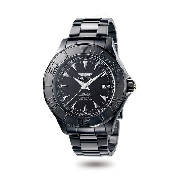Invicta Men's Signature 7114 Black Stainless-Steel Automatic Diving Watch