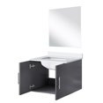 thumbnail image 5 of 24 in. wide dark grey single bath vanity | A good choice for bathrooms needing a stylish and practical solution, with soft - close function | Features a scratch - resistant marble top and an 18 in., 5 of 5