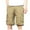 Yellow, variant on Mens Cargo Sweat Shorts Loose Fit Shorts Elastic Shorts for Men Mens Shorts Zipper Pockets Cargoshorts Mens Athletic Shorts Black 4XL