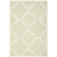 thumbnail image 6 of SAFAVIEH Cambridge Justine Geometric Quatrefoil Wool Runner Rug, Light Green/Ivory, 2'6" x 6', 6 of 11