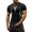 Black-4, variant on Round Neck Short Sleeve Men's Athletic Compression Shirt Gothic Graphic Compression Shirt Gym Casual Daily Wear Athletic T-Shirt