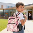 thumbnail image 3 of KUIFORTI Blossoms Axolotl Toddler Backpack for Girls Kids School Bag with Side Pockets Adjustable Straps Lightweight for Preschool Kindergarten Back to School Supplies, 3 of 7