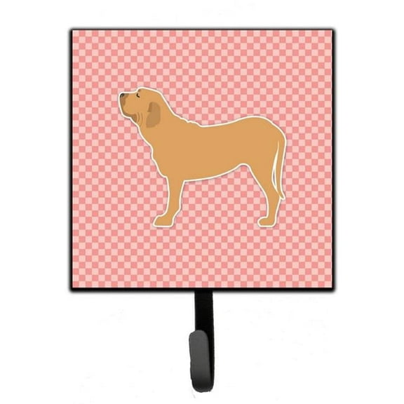 Carolines Treasures BB3679SH4 Fila Brasileiro Checkerboard Pink Leash or Key Holder