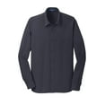 thumbnail image 5 of Port Authority Dimension Knit Dress Shirt-4XL (Battleship Grey), 5 of 6