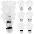 thumbnail image 1 of Shisuyan Shuttle Cocks 12Pcs 3.3X3.3X2.6In White Nylon Advanced Players, 1 of 9
