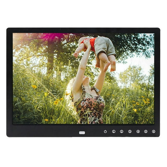 Cadre Photo Numérique Intelligent avec Batterie Rechargeable Intégrée 12” FHD Écran Tactile WiFi Cadre Photo Numérique Partage Instantané Photos et Vidéos via Application Email Cloud Écran Tactile HD