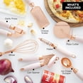 thumbnail image 2 of 7-Piece Kitchen Gadget Set with Copper-Coated Stainless Steel Utensils and Soft-Touch Mint Handles, 2 of 5