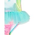 thumbnail image 3 of Wonder Nation Baby and Toddler Girl One-Piece Swimsuit, Sizes 0M-5T, 3 of 3