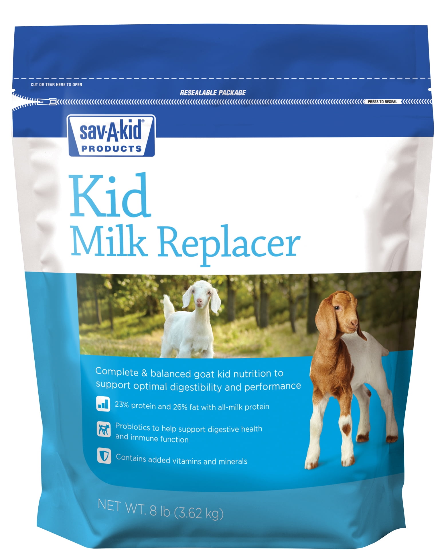 MILK PRODUCTS LLC Goat Kids Milk Replacer, 8Lbs. 0174180217