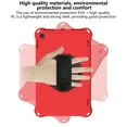thumbnail image 4 of Dteck Case Compatible with Kindle Fire HD 10 Tablet (7th Generation and 9th Generation, 2017 and 2019 Release) with Adjustable Shoulder Strap, 360 Rotating Kickstand Shockproof Case, Red+Black, 4 of 7
