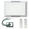 Craftmade White Builder Chime Kit with 2 Lighted Push Buttons
