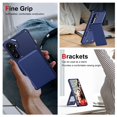 thumbnail image 6 of Decase Wallet Case for Samsung Galaxy S25, PU Leather/Plastic Wallet Phone Case with Magnetic Button Closure Credit Card Holder Slots, Stand Function, Lightweight Solid Fold Cover,Darkblue, 6 of 6