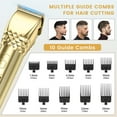 thumbnail image 7 of Professional Hair Clippers for Men, Cordless Rechargeable Beard Hair Trimmer, LED Display Barber Haircut, 7000RPM Men?s Razor Shaver Grooming Kit with 10 Guide Combs Gifts for Men Husband Father, 7 of 7