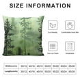 thumbnail image 5 of Leisuo Birch Tree Throw Pillow Covers, Summer Forest Nature Landscape Decorative Pillowcases Square Cushion Cover for Couch Sofa Living Room Bedroom, 5 of 5