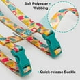 thumbnail image 3 of azuza Cat Harness and Leash Set for Safe Walking and Travel, Cat Harness Escape Proof Lightweight Size Adjustable Soft Material for Small Large Cats, Yellow Cactus, 3 of 5