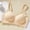 #207-Khaki, variant on Women's Solid Color Wire-Free Push-Up Bra with Molded Cups, Back Closure and Adjustable Straps, Breathable for Daily Wear
