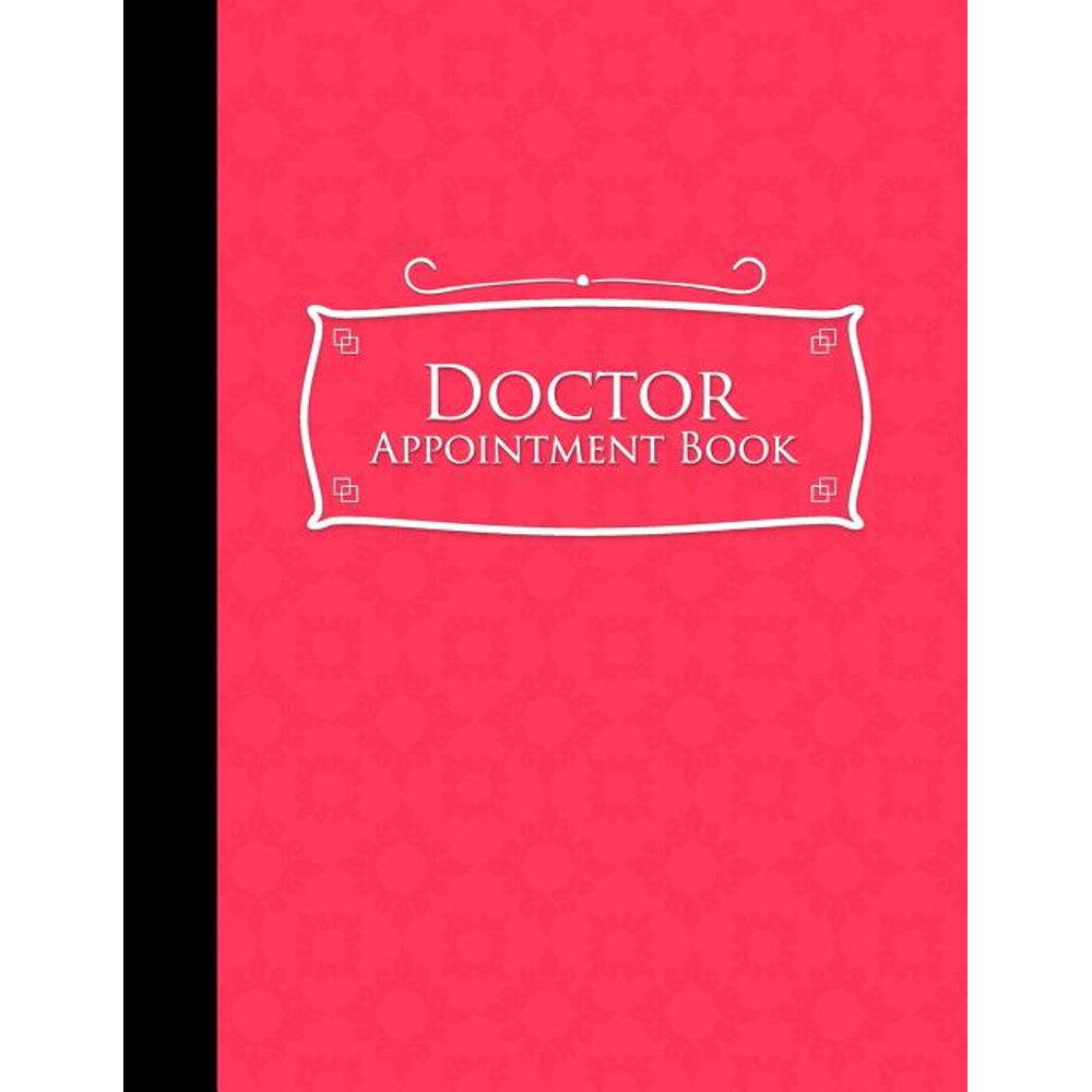 Doctor Appointment Book 6 Columns Appointment Organizer, Client